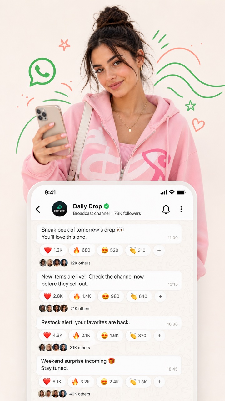Köp WhatsApp kanalreaktioner Köp WhatsApp kanalreaktioner