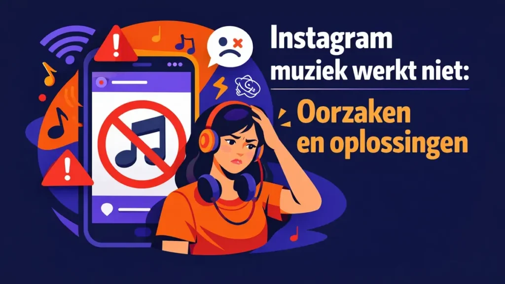 Instagram muziek werkt niet: oorzaken en oplossingen