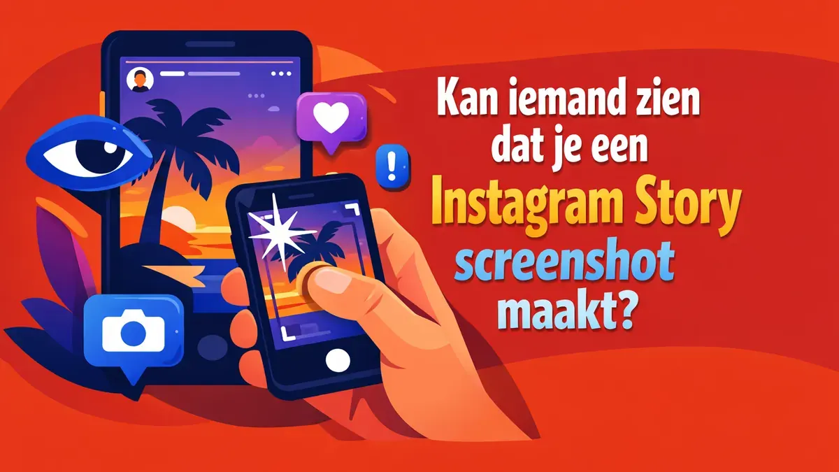 Kan iemand zien dat je een Instagram Story screenshot maakt?