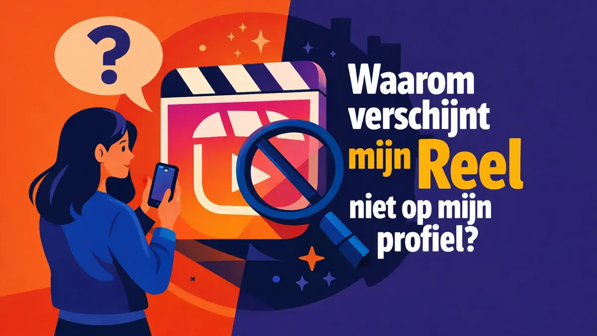 Waarom verschijnt mijn Reel niet op mijn profiel?
