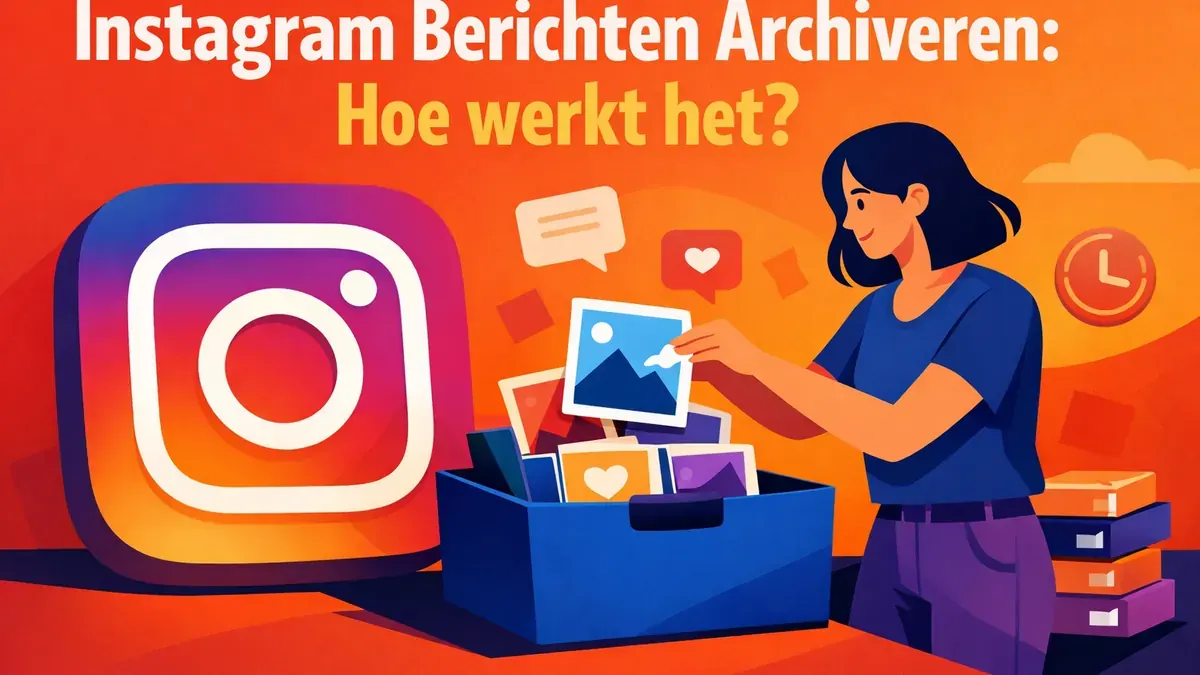 Instagram berichten archiveren: hoe werkt het?