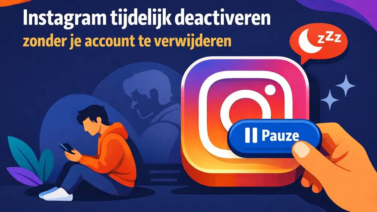 Instagram tijdelijk deactiveren zonder je account te verwijderen