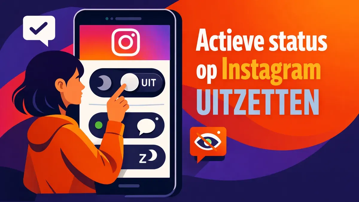 Actieve status op Instagram uitzetten