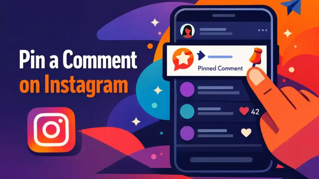 Een reactie vastzetten op Instagram
