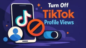 TikTok profielweergaven uitzetten