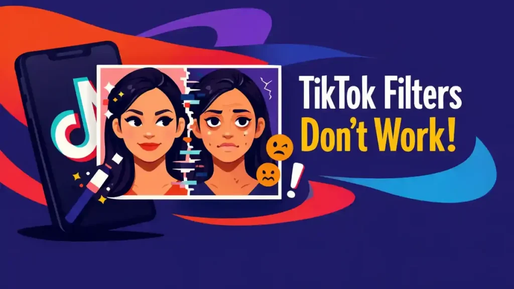 TikTok filters werken niet