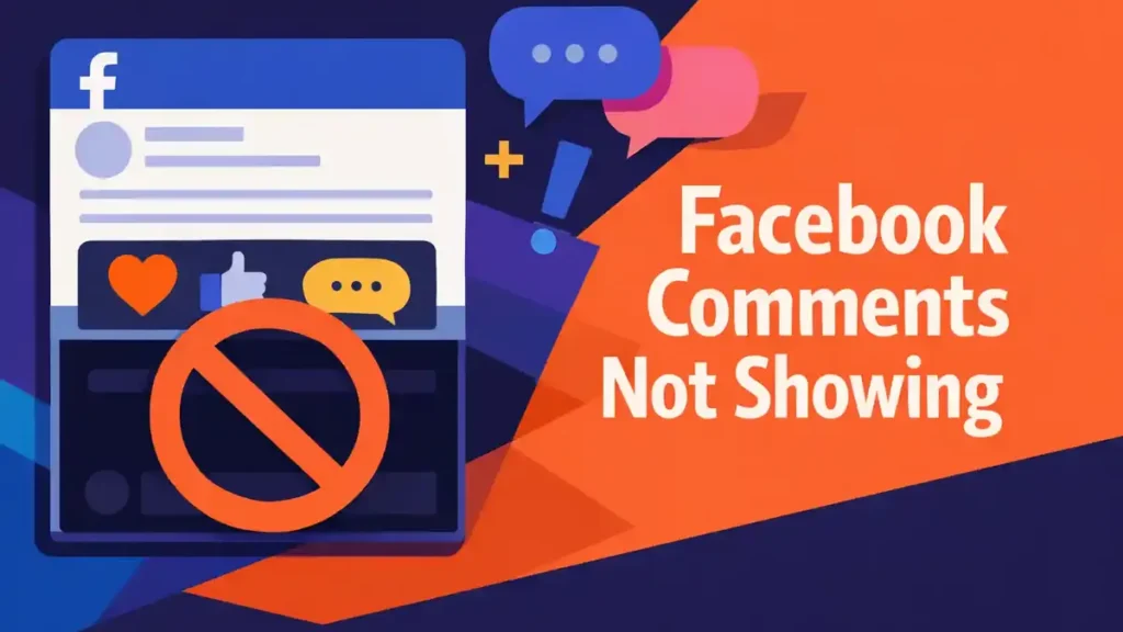 Facebook reacties worden niet weergegeven