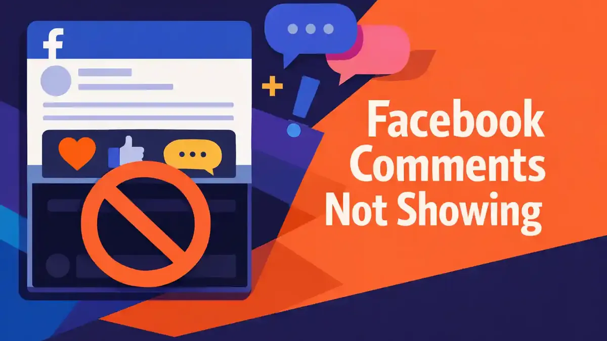 Facebook reacties worden niet weergegeven