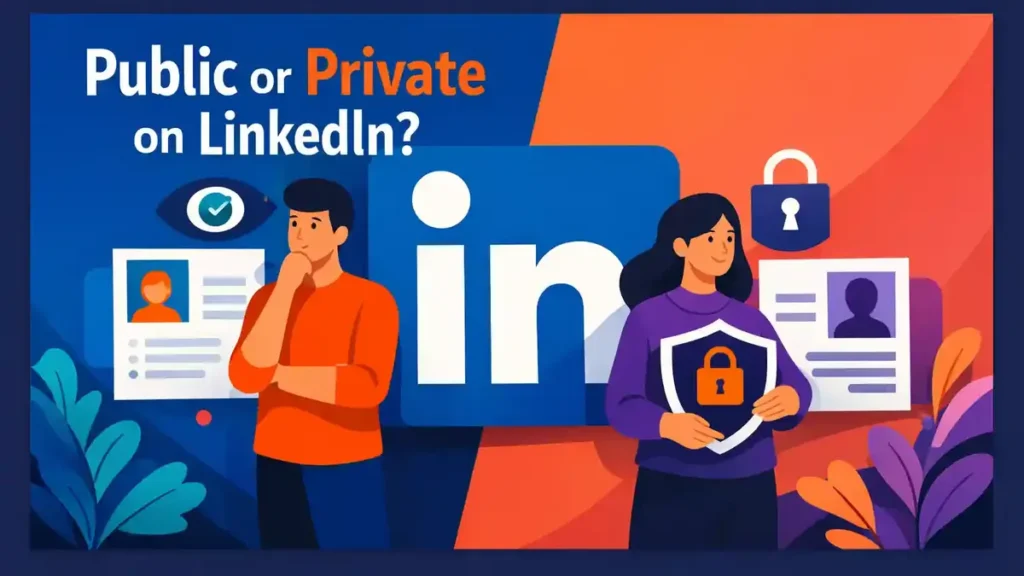 Je LinkedIn profiel openbaar of privé maken