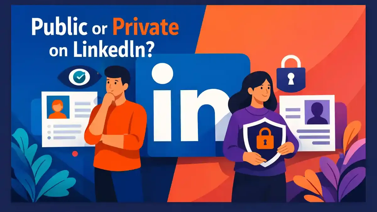Je LinkedIn profiel openbaar of privé maken