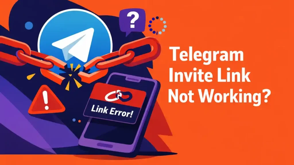 Telegram uitnodigingslink werkt niet: oplossingen
