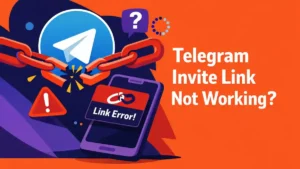Telegram uitnodigingslink werkt niet: oplossingen