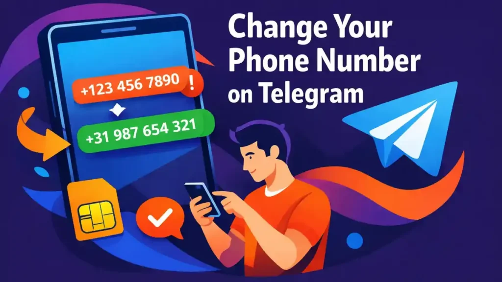 Je telefoonnummer veranderen op Telegram