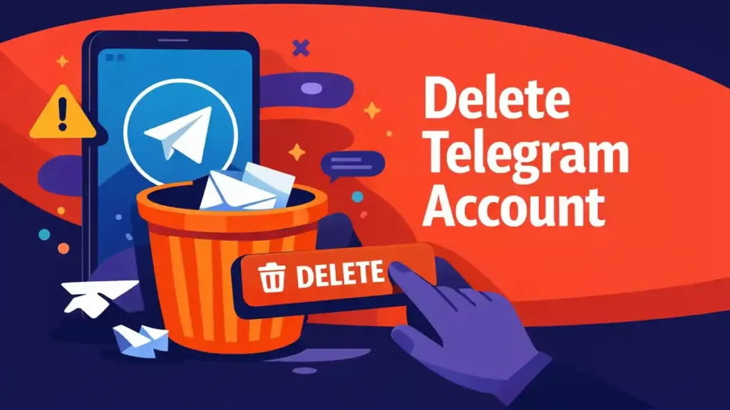 Een Telegram account verwijderen