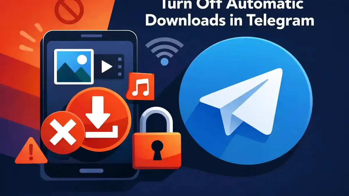 Automatisch media downloaden uitzetten op Telegram