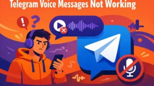 Telegram spraakberichten werken niet