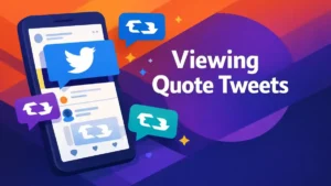 Quote Tweets van een bericht bekijken