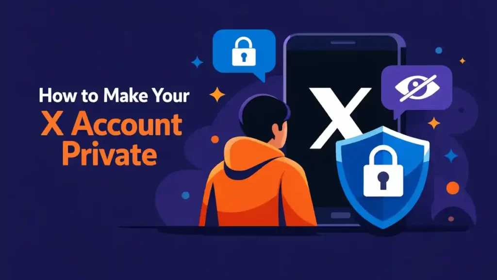 Een X/Twitter account privé maken
