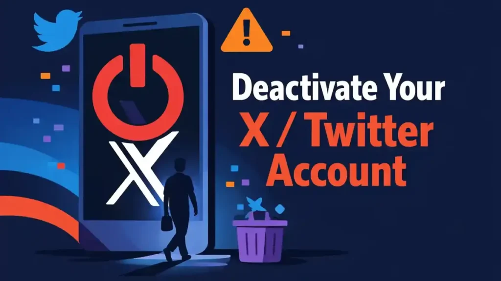 Je X/Twitter account deactiveren