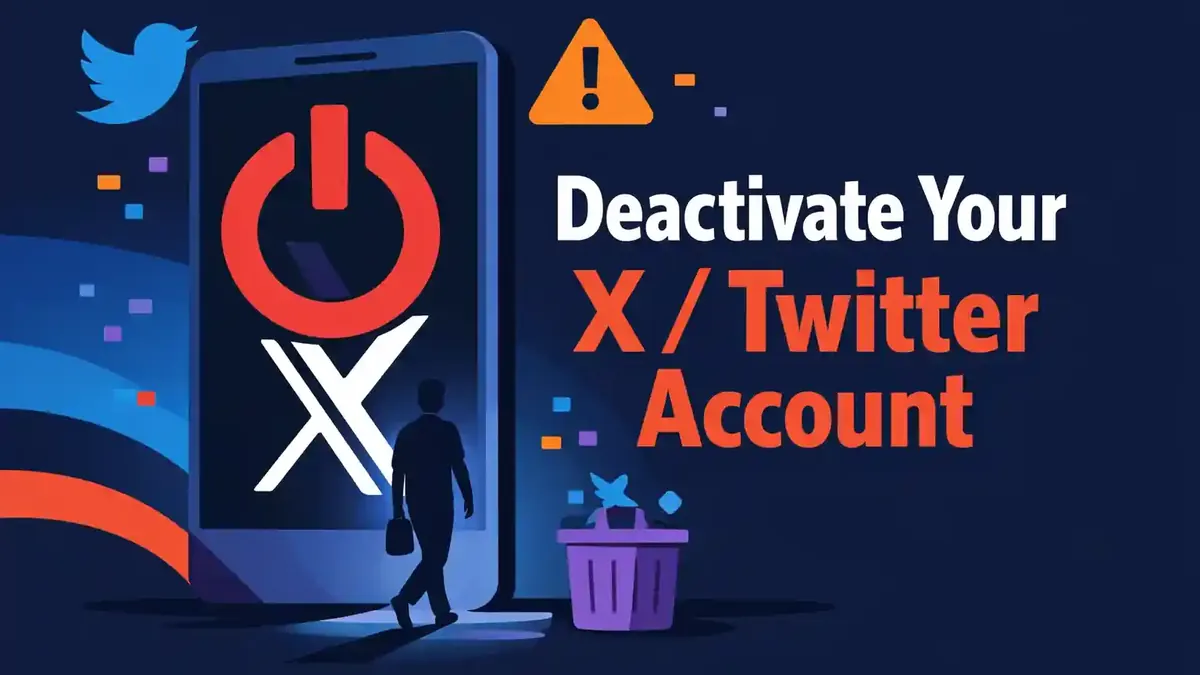Je X/Twitter account deactiveren