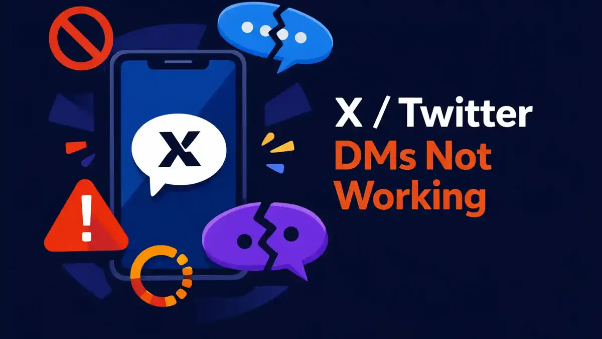 X/Twitter DMs werken niet