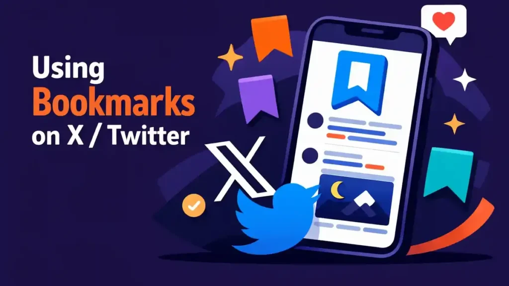 Bookmarks gebruiken op X/Twitter