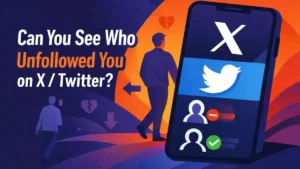 Kun je zien wie je heeft ontvolgd op X/Twitter?