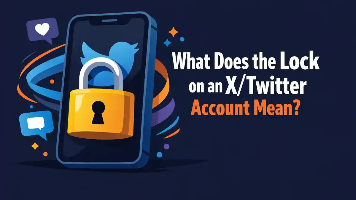 Wat betekent het slotje op een X/Twitter account?