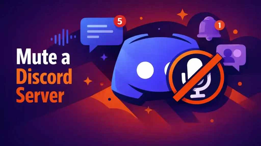 Een Discord server muten